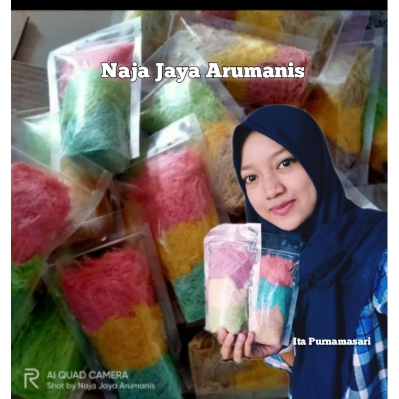 

Arum manis 60g Rambut nenek Arbanat free kardus