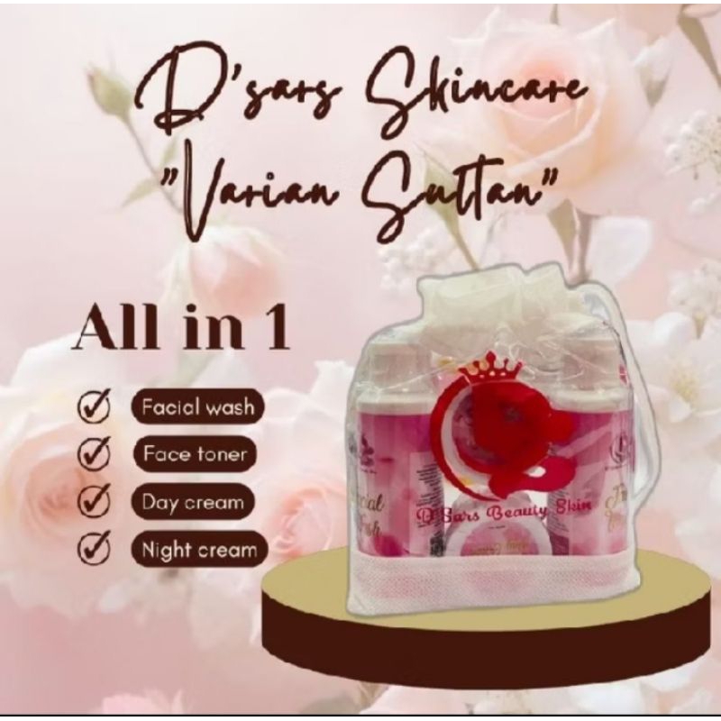 cream d'sars beauty skin paket sultan