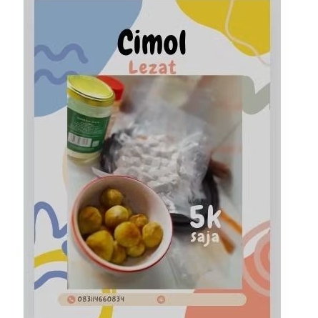 

cimol makanan cemilan pedas kekinian