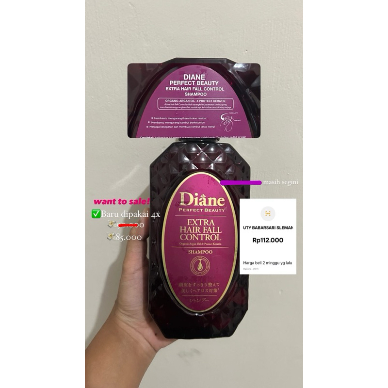 Diane Extra Hair Fall Control Shampoo