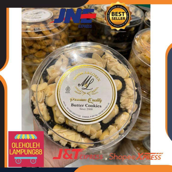 

Monica&Loren Kue Kering Stik Almond Kemasan 500Gr Kue Kering Premium MonicaLoren Kue Lebaran Premium