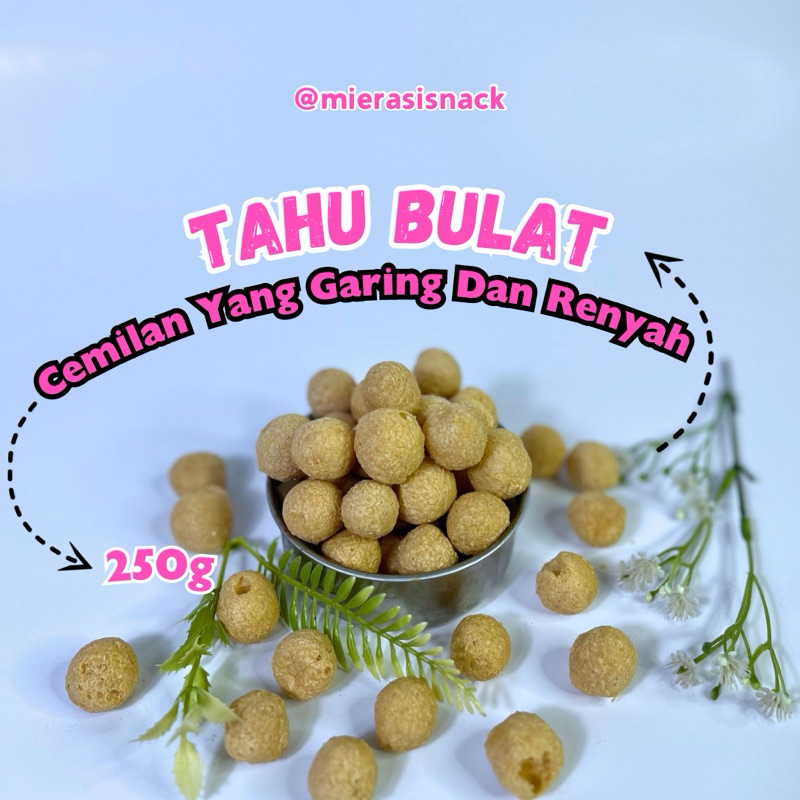 

Snack Kiloan Keripik Tahu Walik Bulat 250g | kripik tahu pong renyah | Cemilan Tradisional | makanan