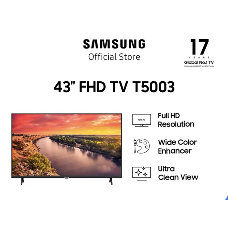 LED TV DIGITAL SAMSUNG 43 INCH (43T5003) KHUSUS BINJAI