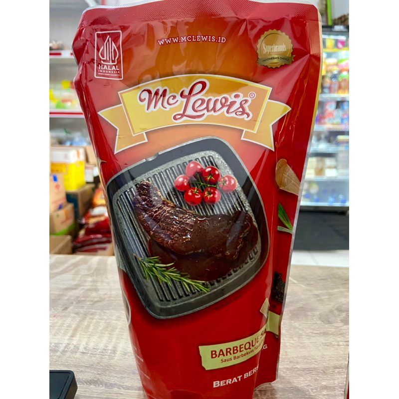 

Mc lewis saos Barbeque 1kg | saos spagethi bbq