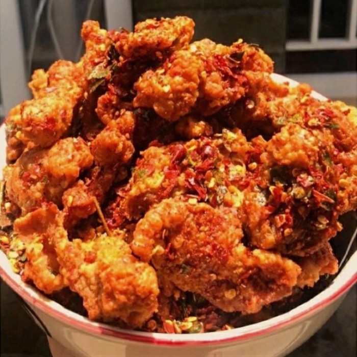 

KULIT AYAM CRISPY DAUN JERUK