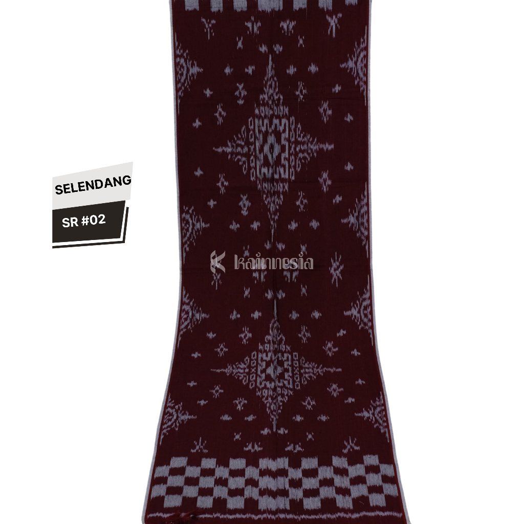 KAINNESIA Syal Selendang Tenun Motif Bali