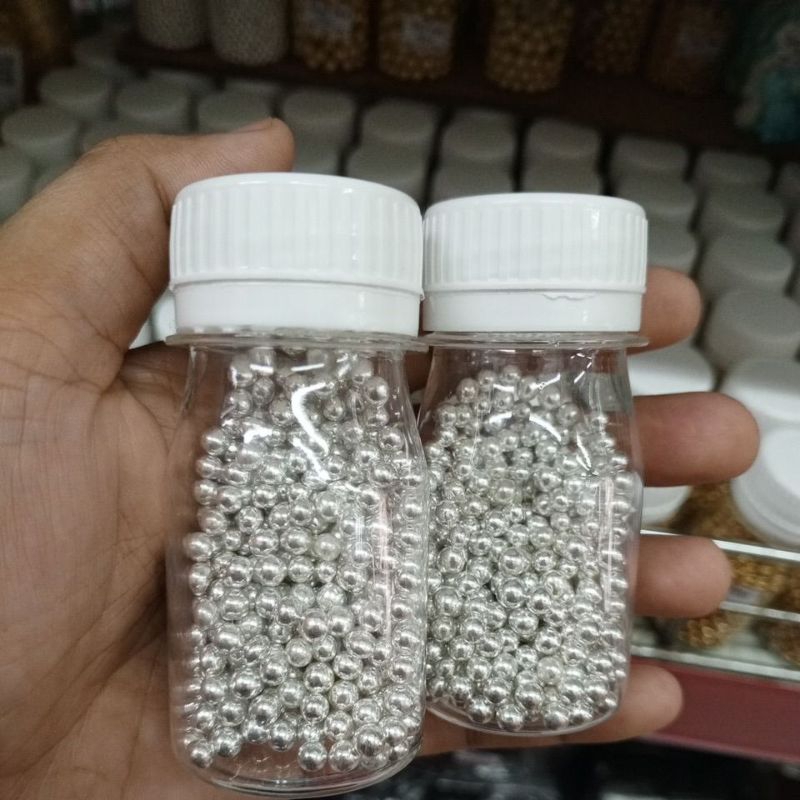 

SPIKEL SILVER 4MM/SPRINKEL SILVER/MUTIARA SILVER