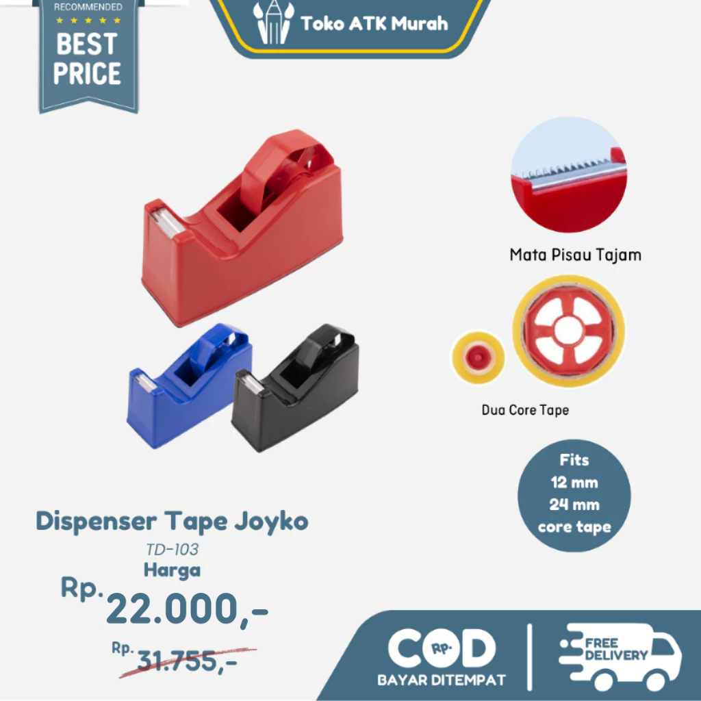 

Tape Cutter / Dispenser Joyko TD-103