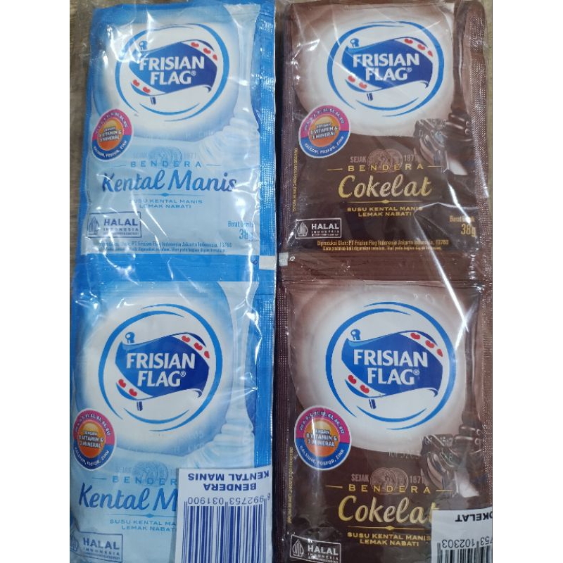 

Susu Frisian Flag Bendera Kental Manis Saset isi 6 pcs