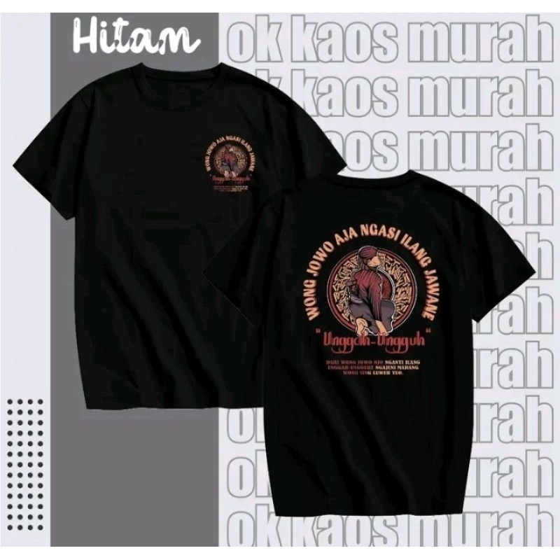 kaos Kata-kata Murah Wong Jawa aja ngasi ilang jawane