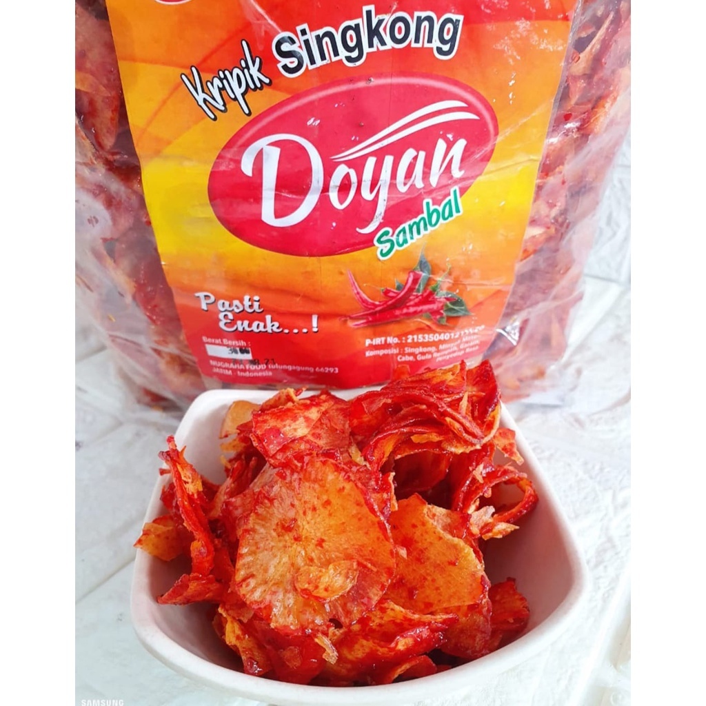 

500GR KERIPIK SINGKONG CABE / SINGKONG RUJAK