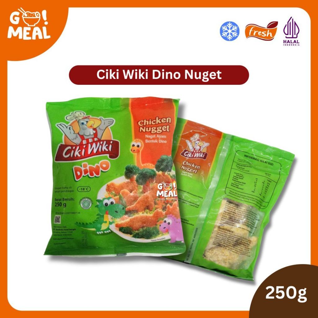 

CIKI WIKI DINO NUGET / NUGGET FROZEN / CIKI WIKI NUGET / NUGET DINO