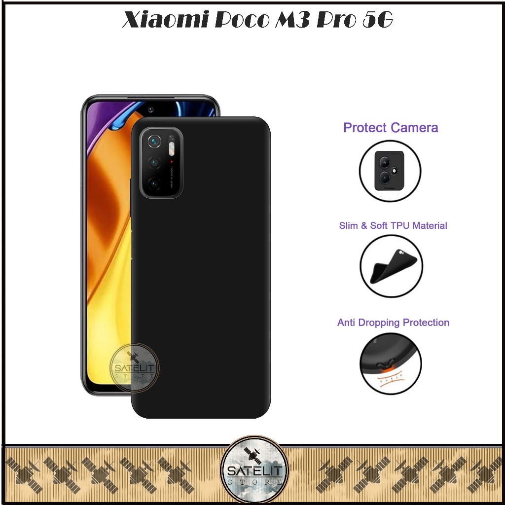 Promo Case Xiaomi Poco M3 Pro 5G Poco M3 4G Poco M3 Softcase Slim Black Protect Casing