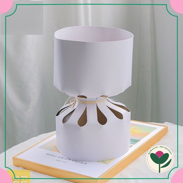 

Kertas pola karton kerangka buket bunga wrapping round korean romantic russian bouquet MK1909