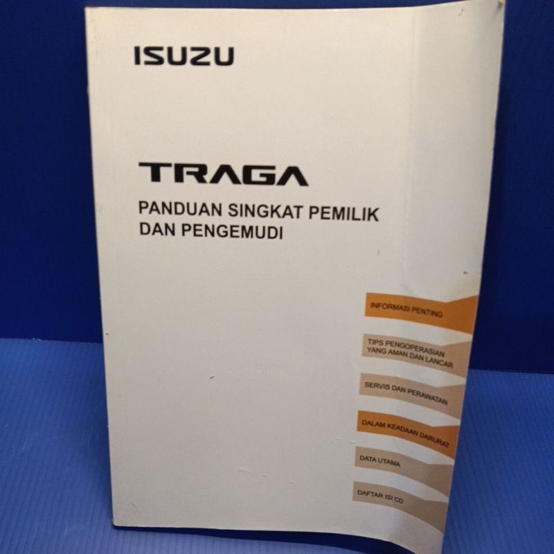 buku panduan singkat dan pengemudi Isuzu traga