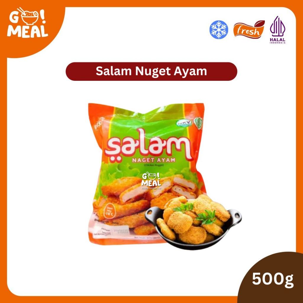 

SALAM NUGET 250GR / SALAM NUGGET 500G / NUGET AYAM MURAH