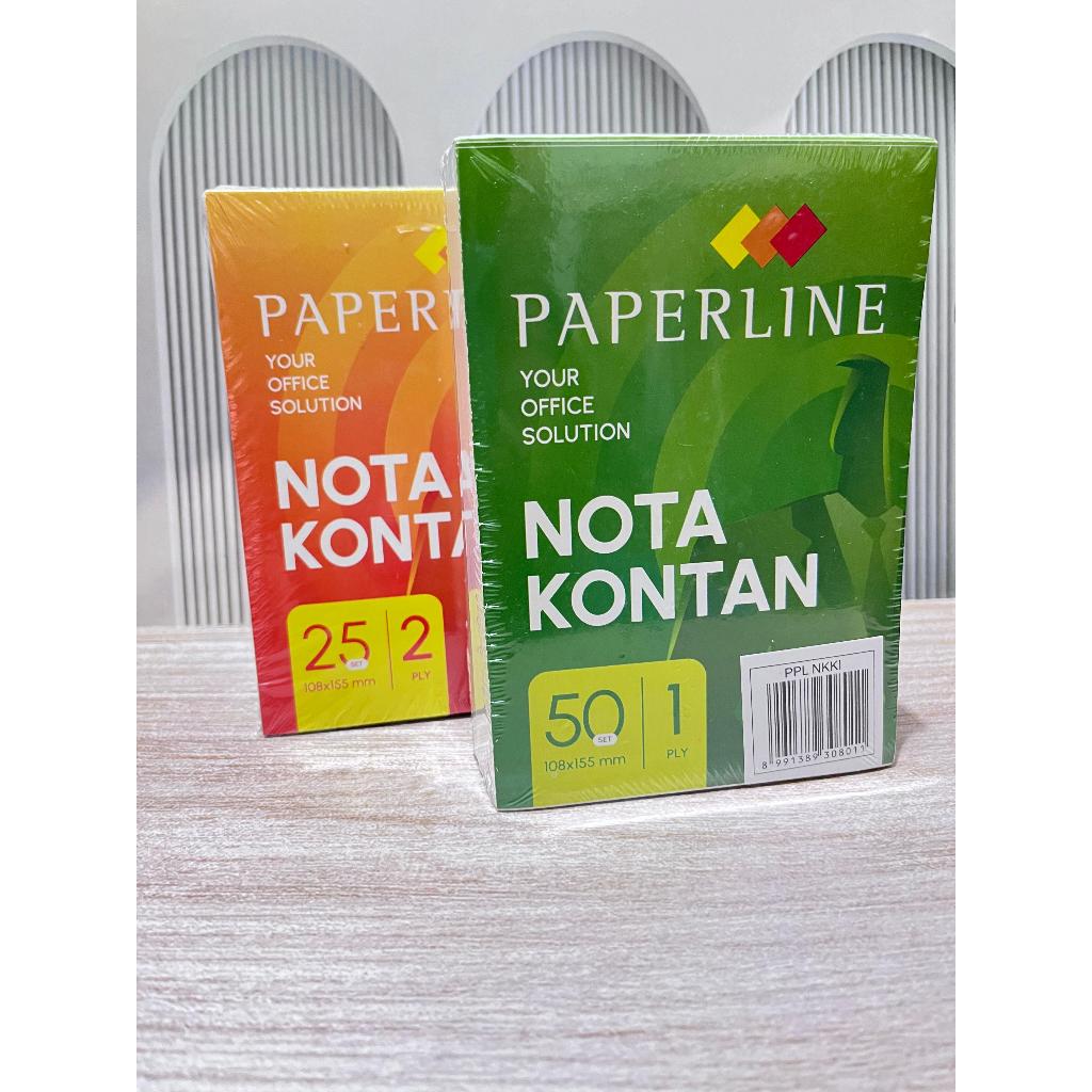 

Nota Kontan Kecil 1ply | Nota Kontan Paperline 1 ply 50lembar