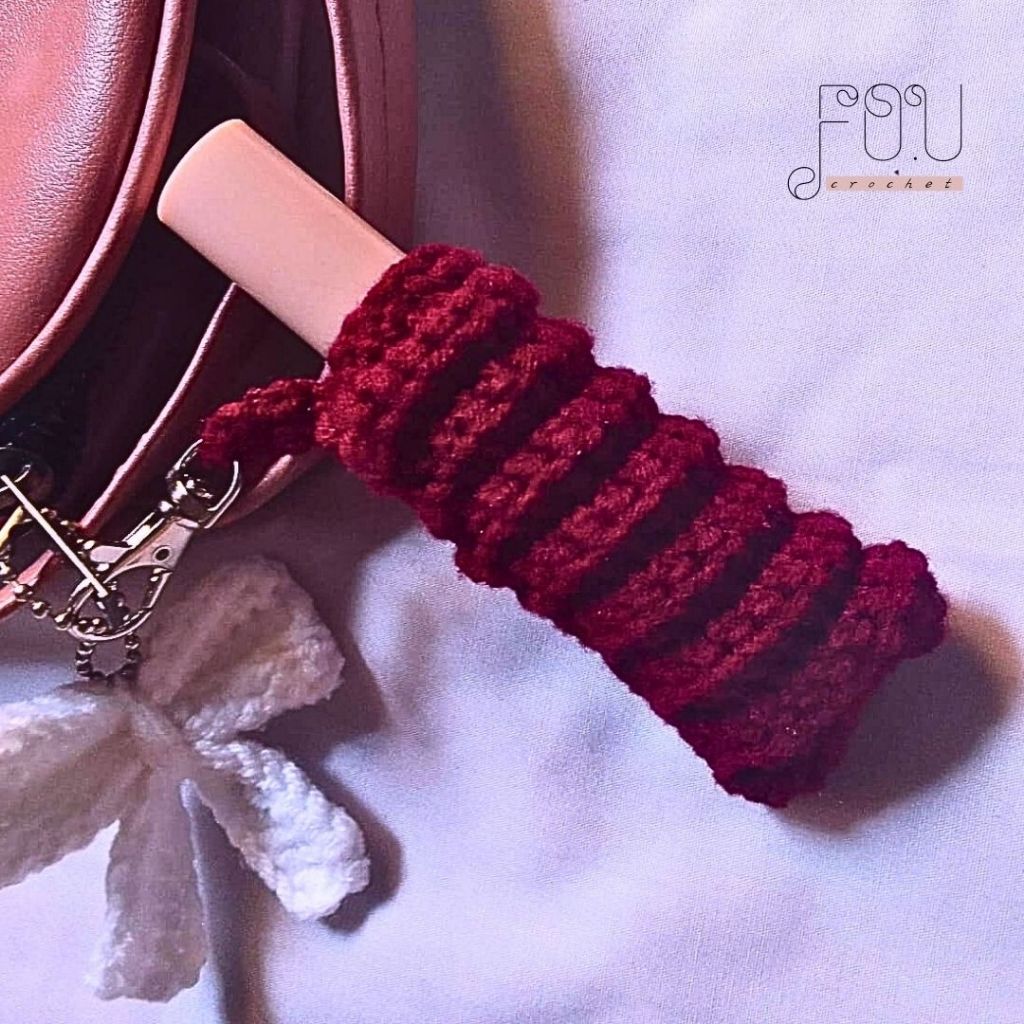 GANTUNGAN RAJUT-POUCH LIPSTICK-KOREK-VAPE-DLL