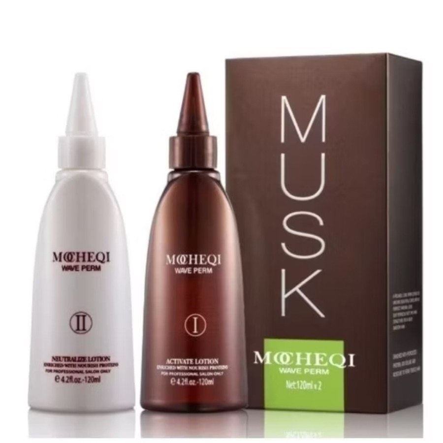 OBAT KERITING RAMBUT PERMANEN MUSK MOCHEQI PERM CURLY WAVE WAVY HAIR