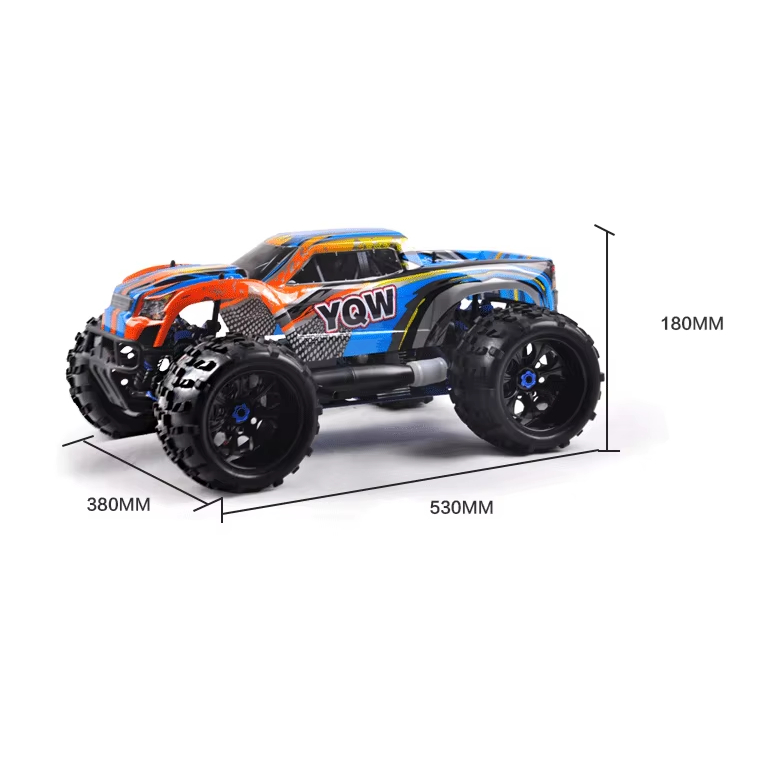 Original HSP 94972 Nitro Powered Off-road Sport Rally Racing 1/8 Scale MONSTER TRUCK  RTR RC Car Wit