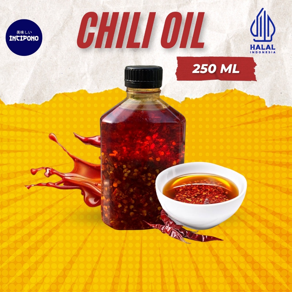 

Incipono Chili Oil 250ml Minyak Cabai Sambal Minyak Halal Premium