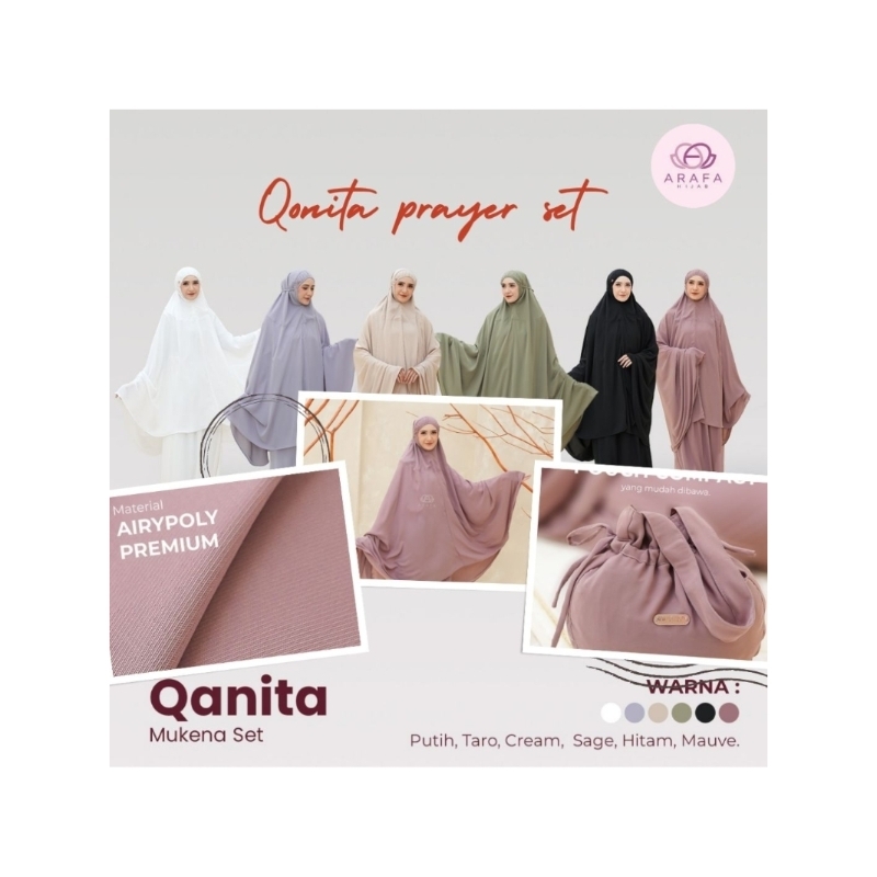 MUKENA SHOLAT/ALAT SHOLAT QONITA PREMIUM