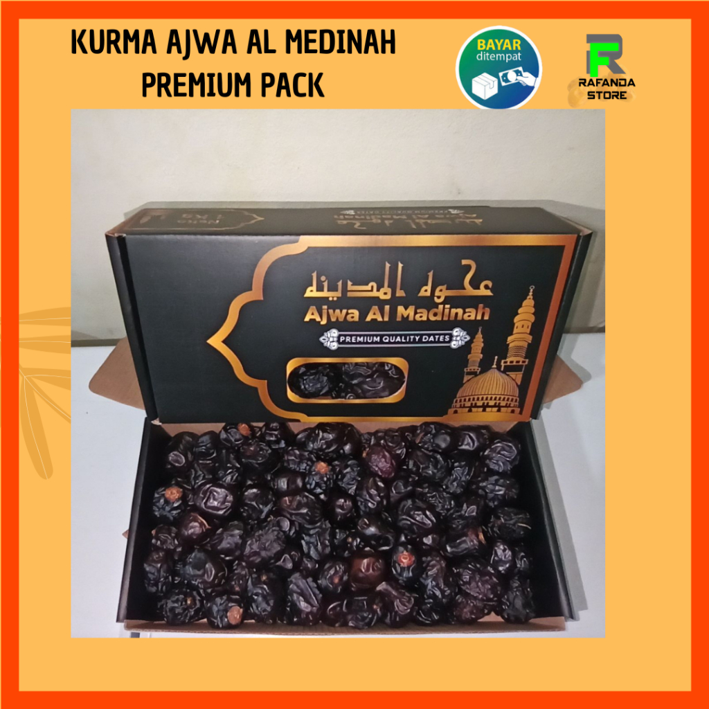 

Kurma Ajwa / Kurma Nabi 1kg Premium Pack