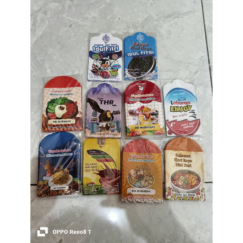 

Amplop angpau lebaran motif lucu lucu unik isi 50 pcs
