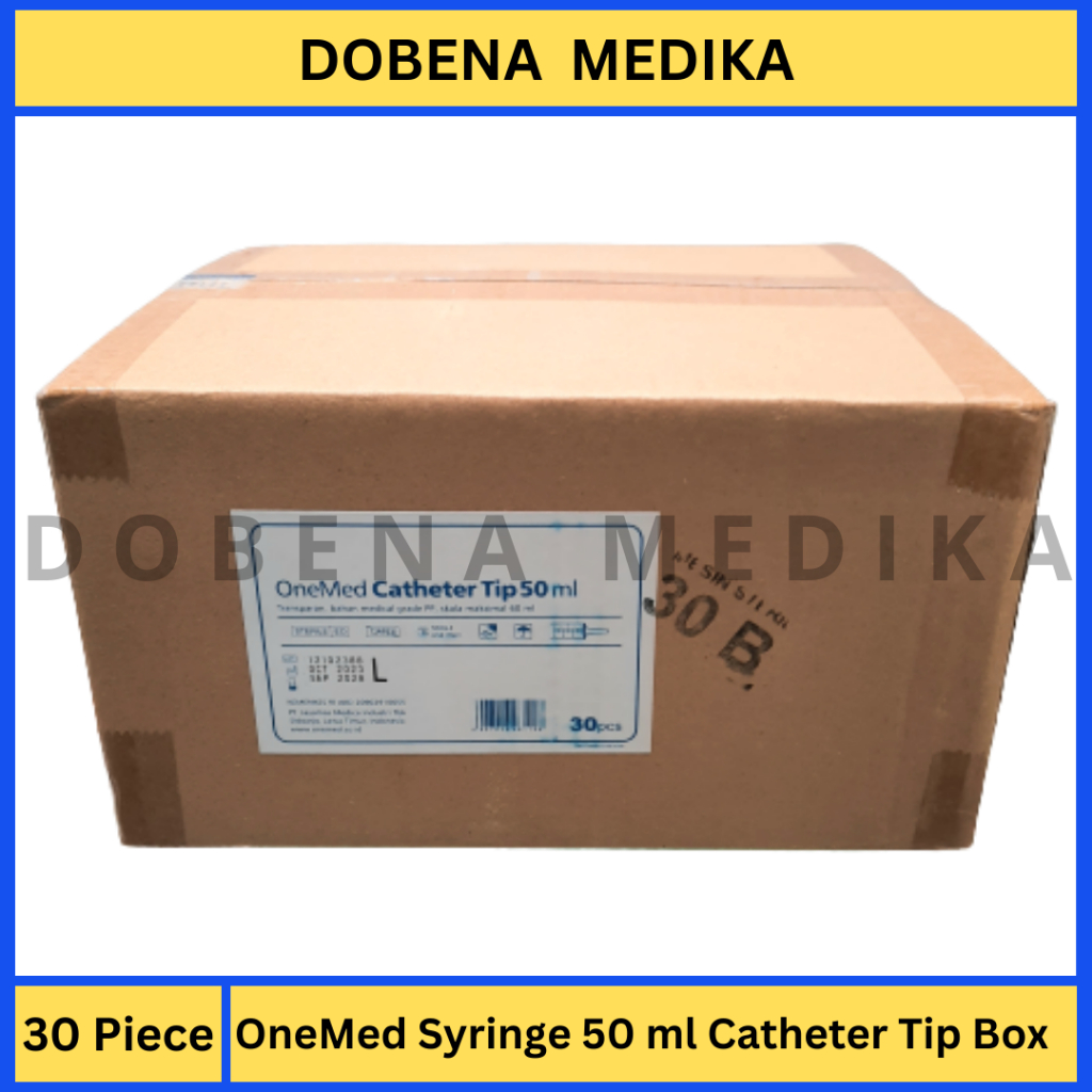OneMed Syringe 50 ml Catheter Tip Type isi 30