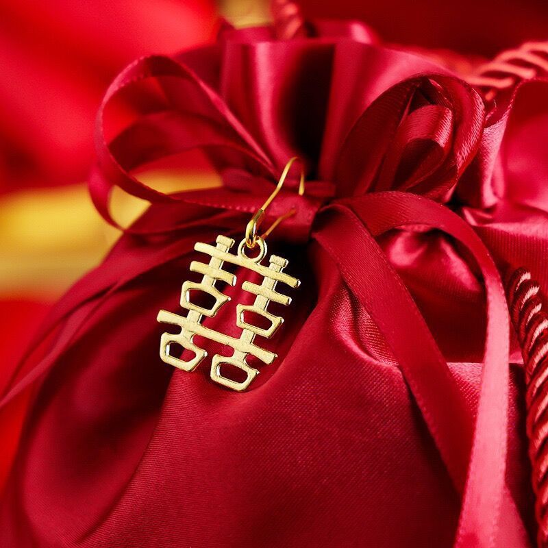 Zabian - [10pcs] Hangtag Pin Shuang Xi Gold