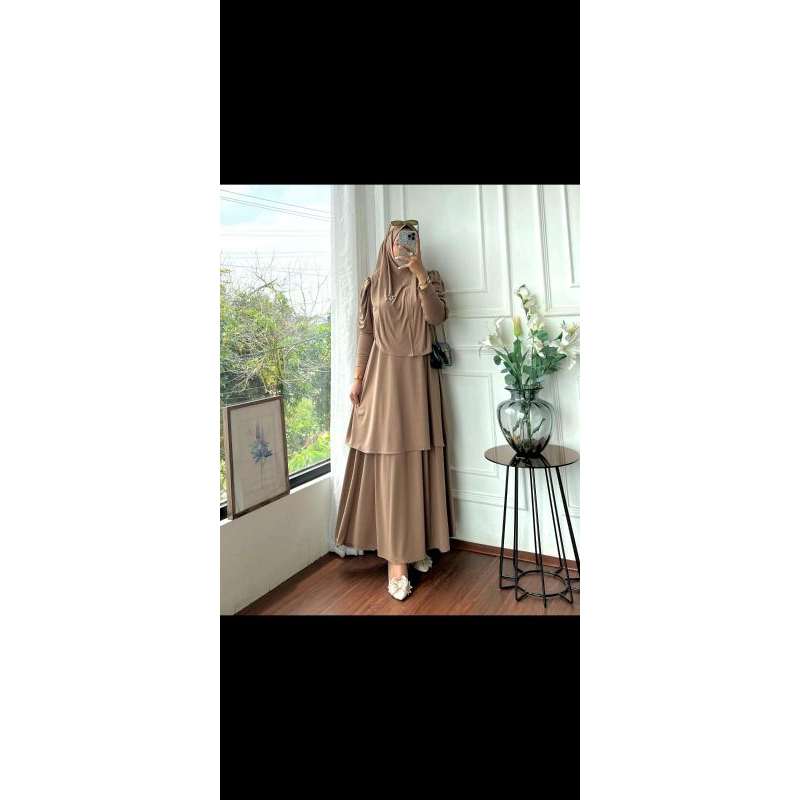 Set rok hijab tunik