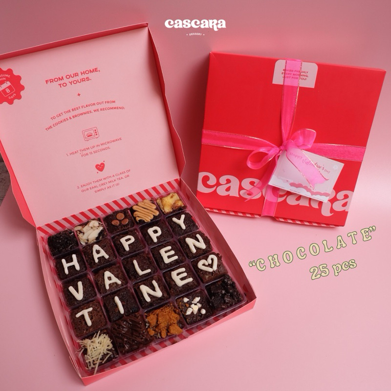 Cascara Cookies - Kue Fudgy Brownies Ulang Tahun Custom Ultah Cokelat Ultah Tulisan Huruf