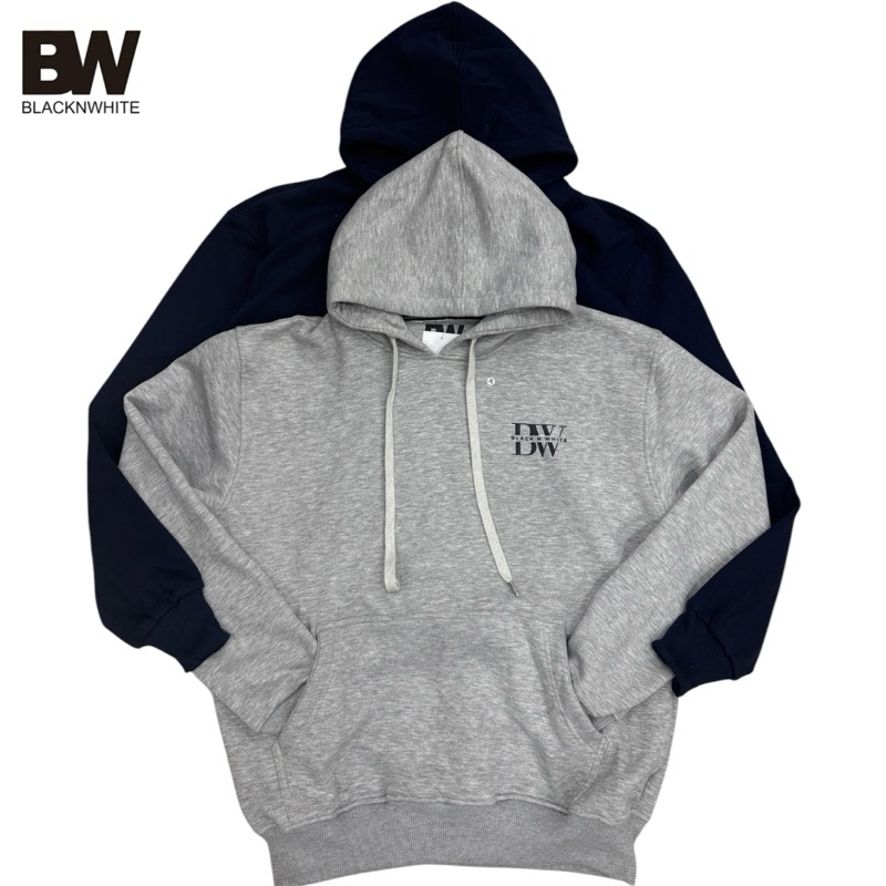 BNW Hoodie Unisex Distro Tebal Hitam Cowok Casual Santai Hoodie Premium