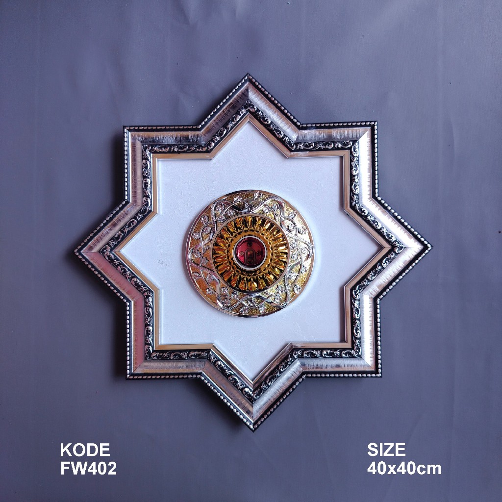 ORNAMEN LAMPU PLAFON PVC HIASAN LAMPU PLAFON UKURAN 40X40 cm