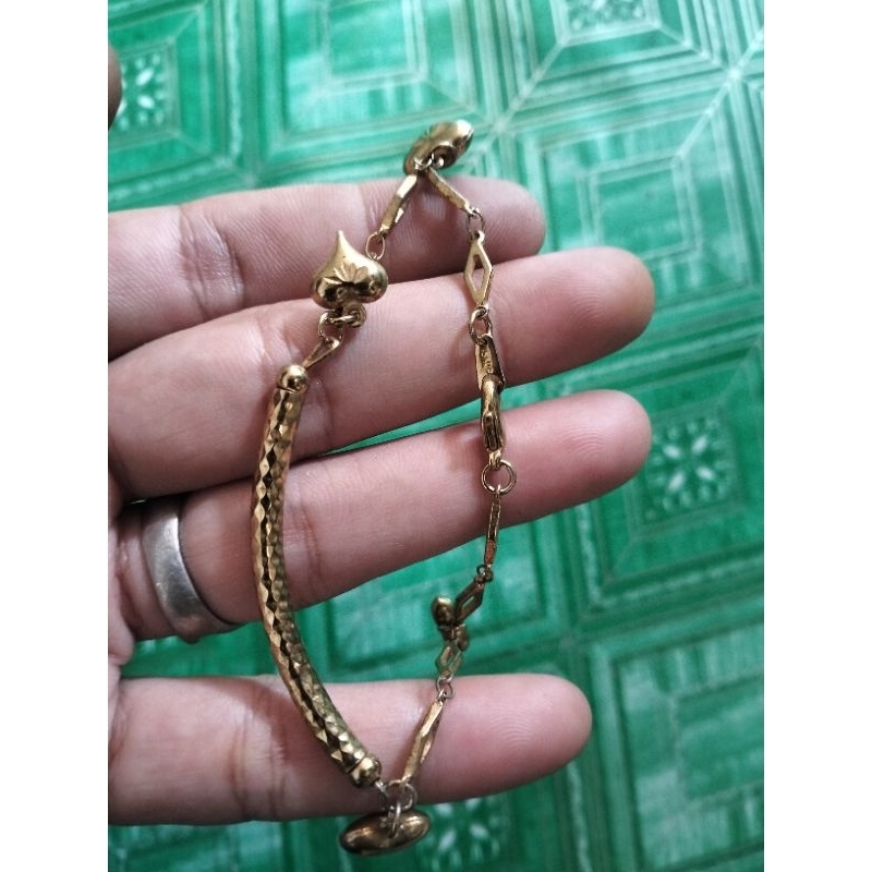 gelang temuan ada kode 18kgp size 17 dewasa