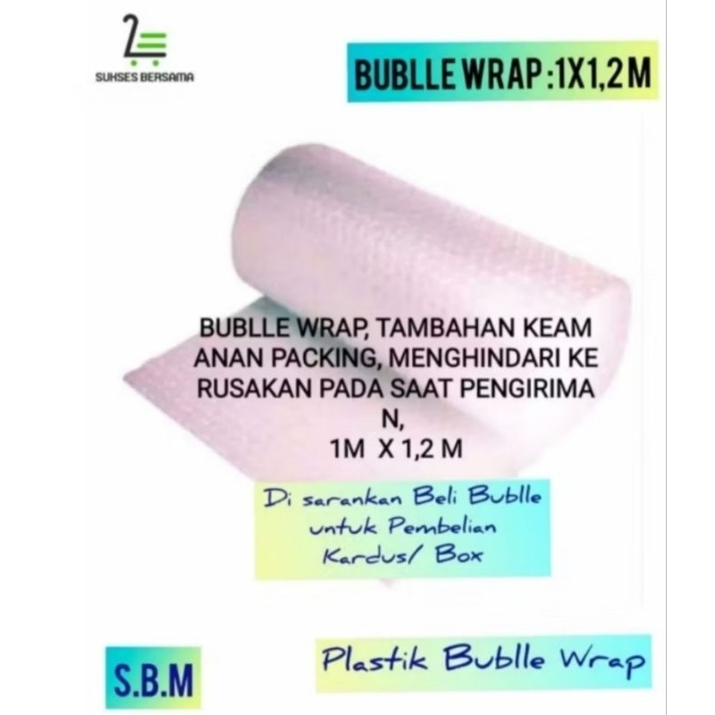 

Bubble Wrap tambahan packing 1Mx1,2M/Bublle wrap