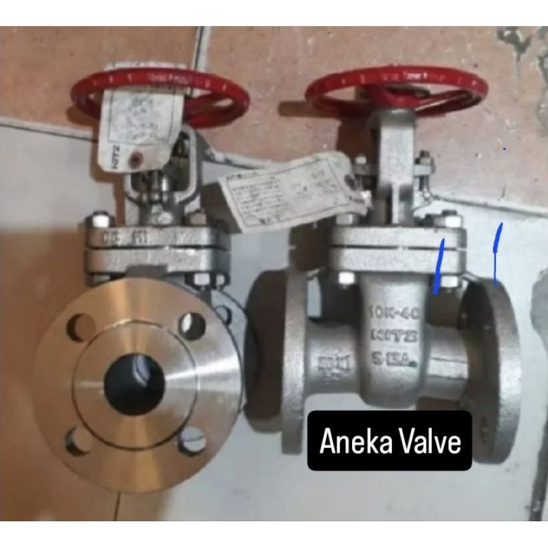 GATE VALVE KITZ SS304 JIS 10K 2"