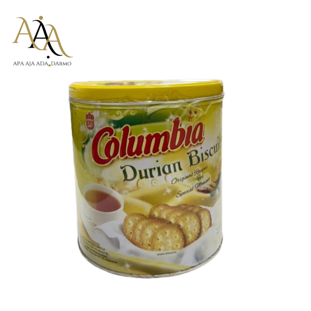 BISKUIT COLUMBIA DURIAN IN TIN 300GR (6)