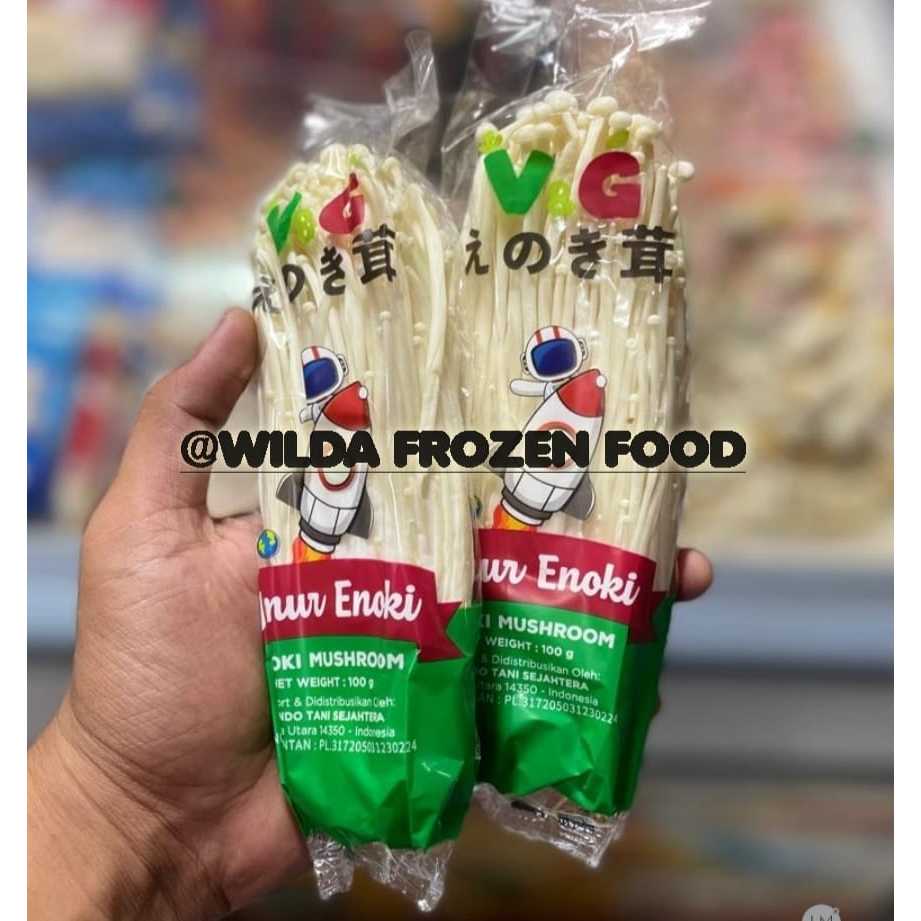 

JAMUR ENOKI FRESH/JAMUR ENOKI 100Gram