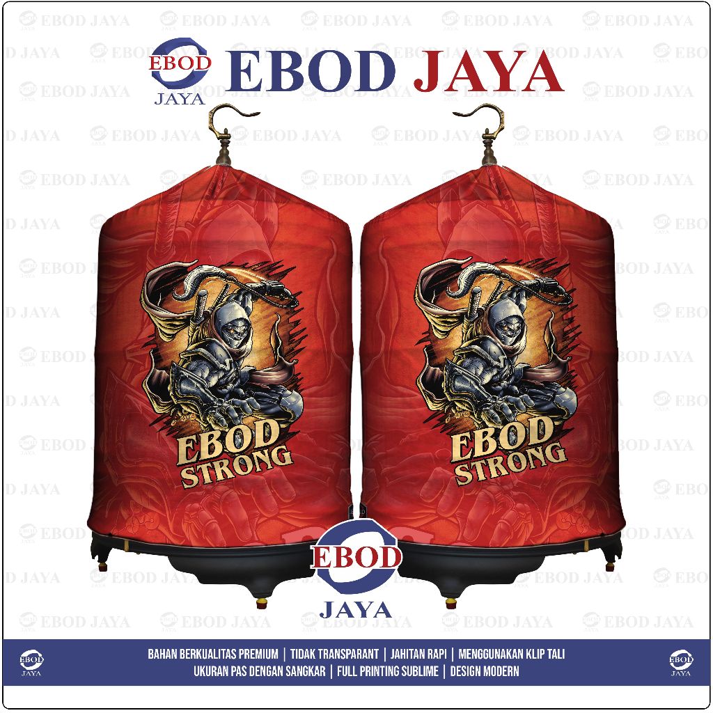 KERODONG FULL PRINTING SANGKAR MURAI - EBOD STRONG NINJA