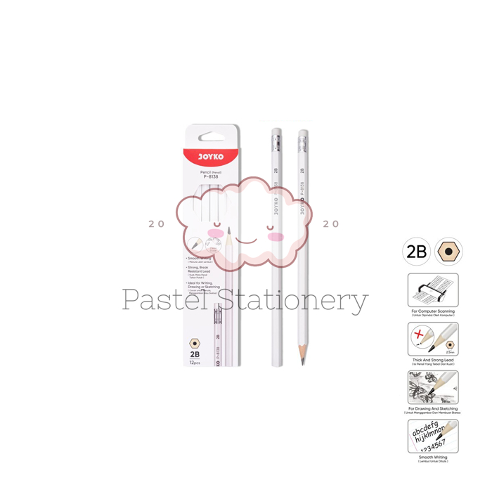 

Pensil Komputer Gambar Kayu 2B Joyko P-8138 - Drawing Pencil Murah