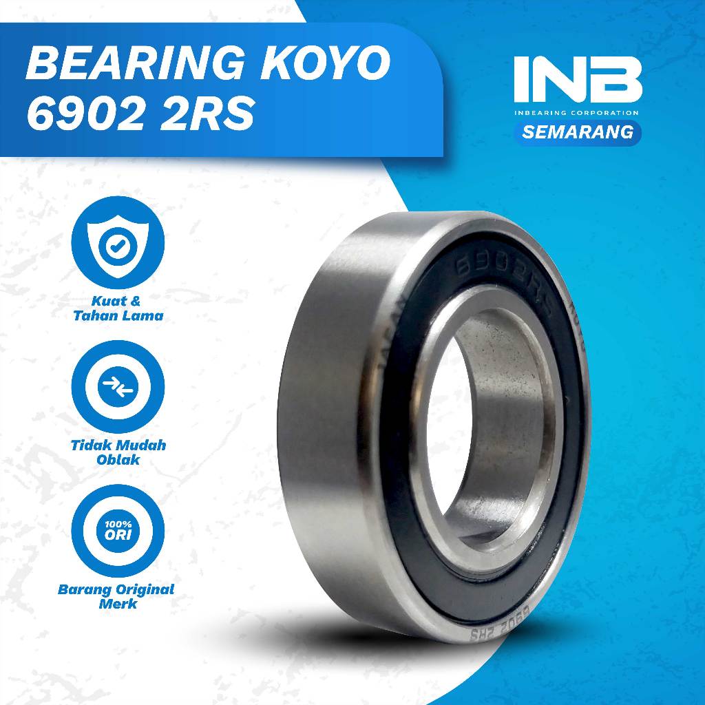 Laker Bearing 6902 2RS KOYO Bearing Pully Beat Pcx en As Supra X 125  KOYO INB SEMARANG