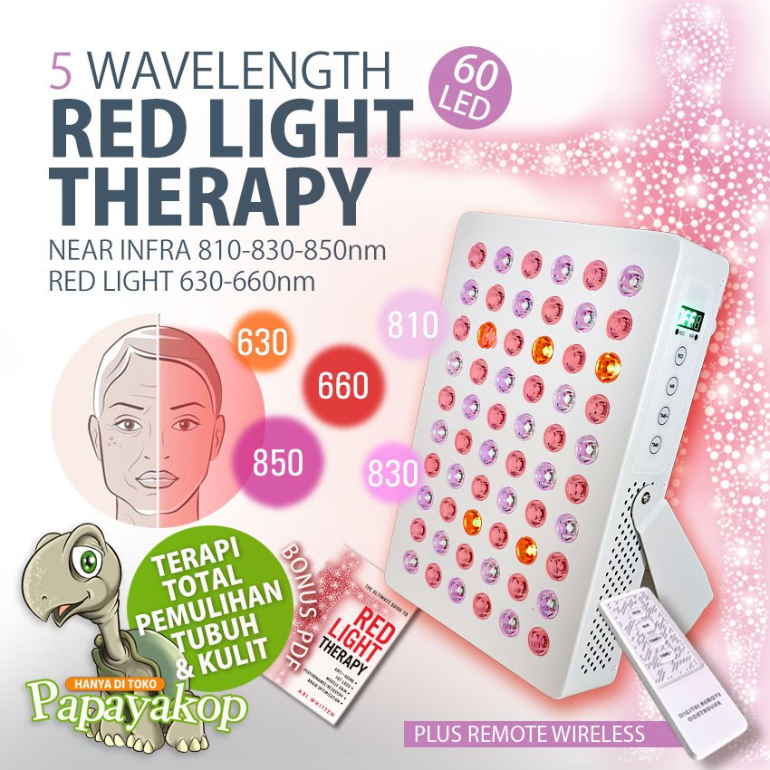 RED LIGHT THERAPY 5 GELOMBANG TERAPI INFRA & REDLIGHT JunDW