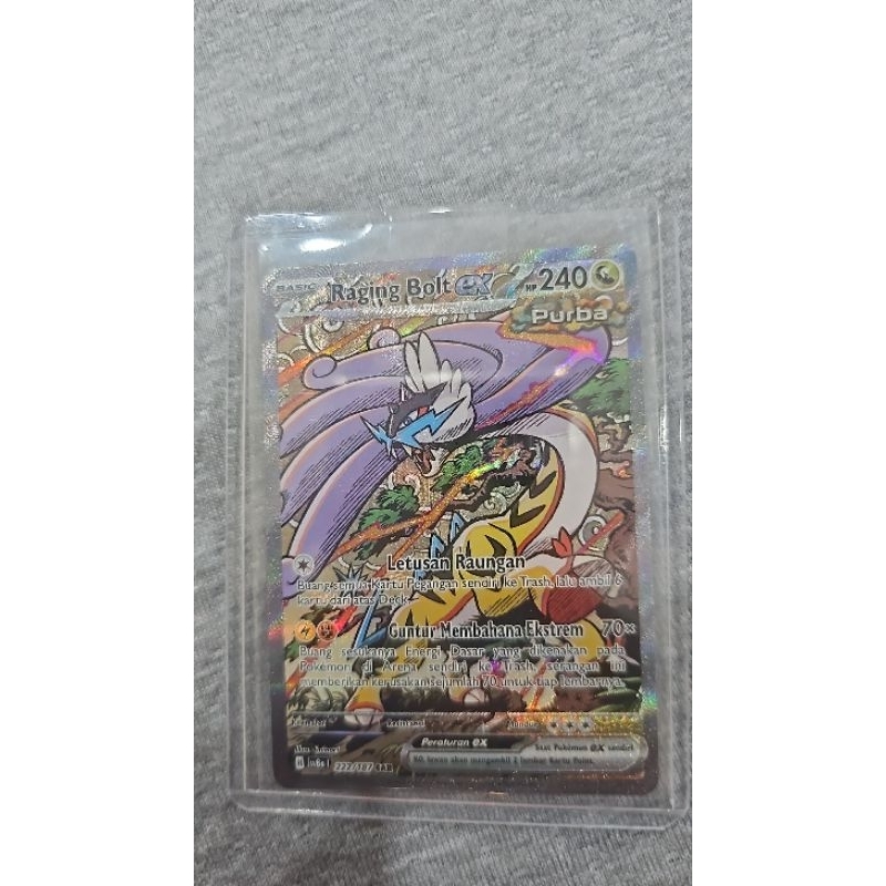 Raging Bolt Ex SAR 222/187 Scarlet & Violet TCG IDN