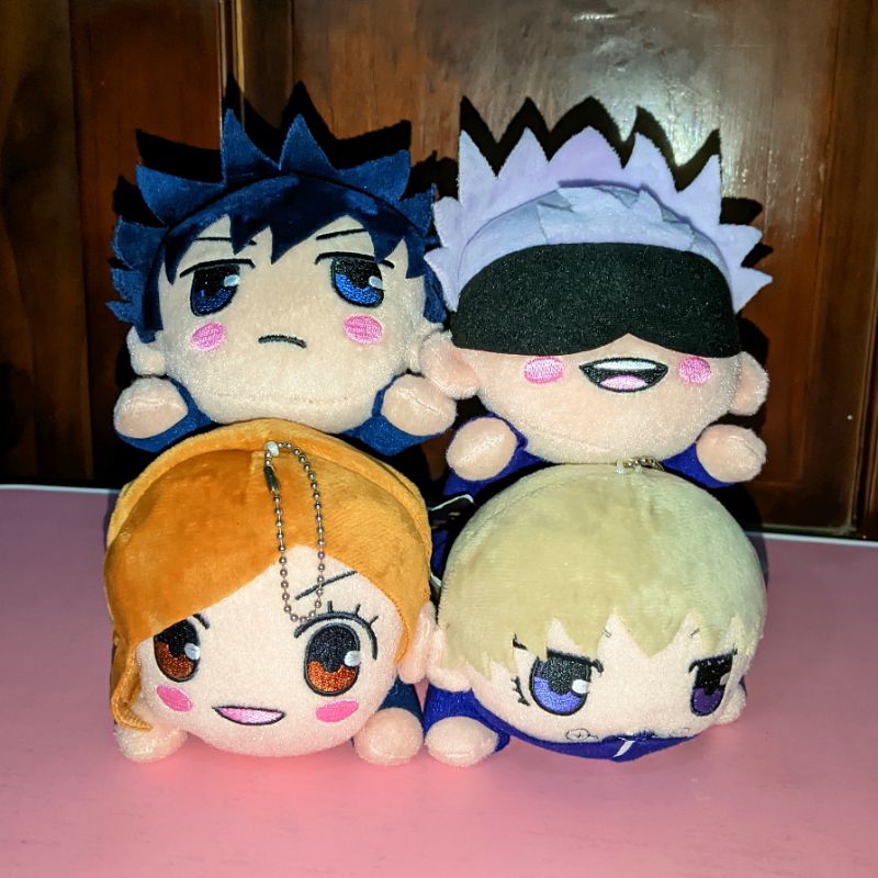 Official Nesoberi Plush Jujutsu Kaisen Gojo, Megumi, Nobara, Inumaki - Anime