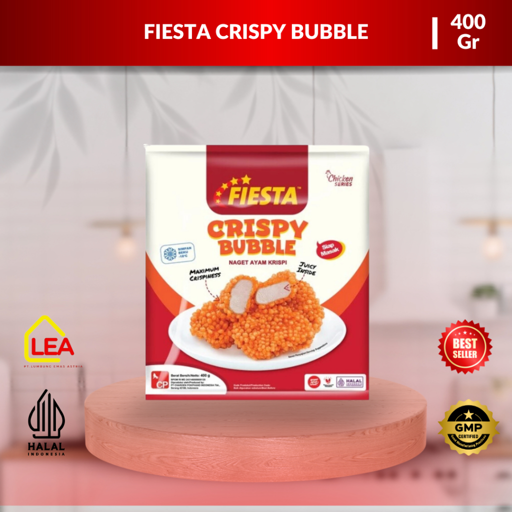 

Fiesta Crispy Bubble Nugget Ayam Krispi 400 Gr