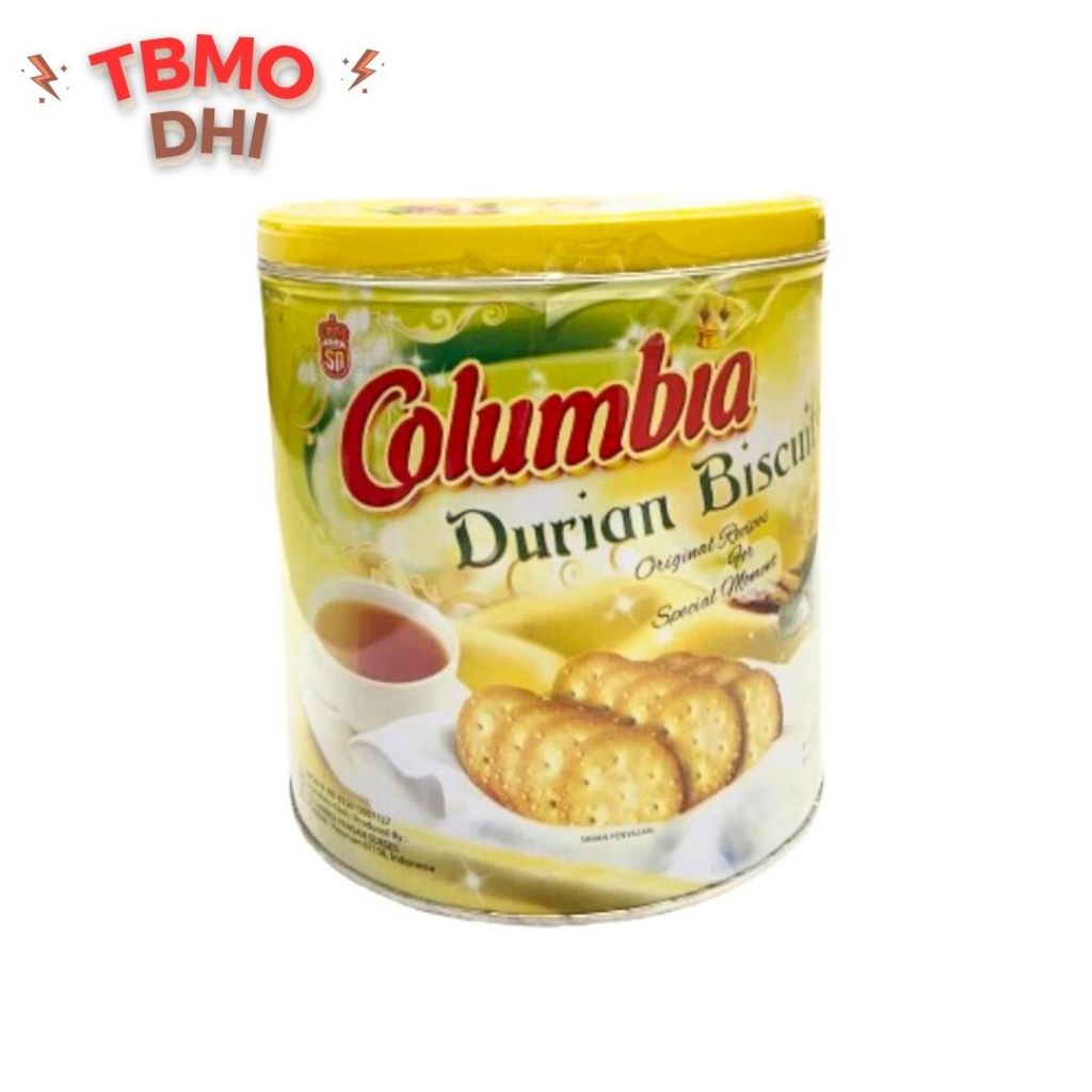 TBMO Biskuit Columbia Durian Tin 300gr