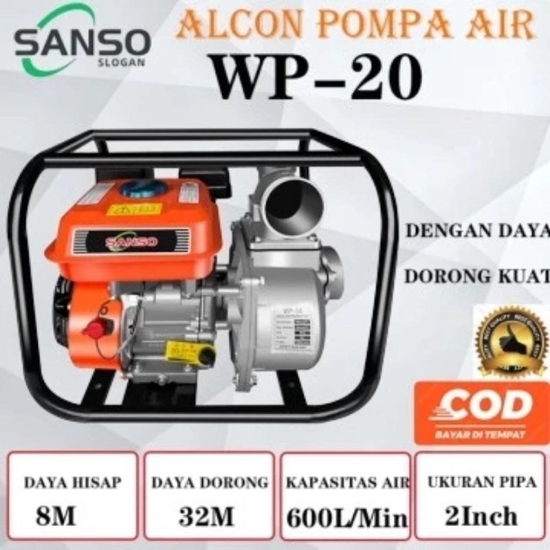 POMPA SANSO WP-20 2" POMPA AIR IRIGASI SAWAH