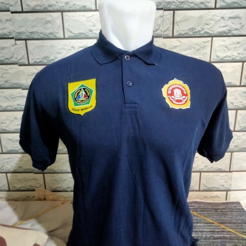 KAOS KERAH BORDIR LOGO KARANG TARUNA POLO TSHIRT CUSTOM