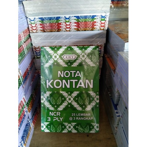 

Buku Nota Kontan KIKY Kecil 3 PLY / Nota NCR 3 Rangkap 25 Lembar (1 PAK isi 10 PCS)
